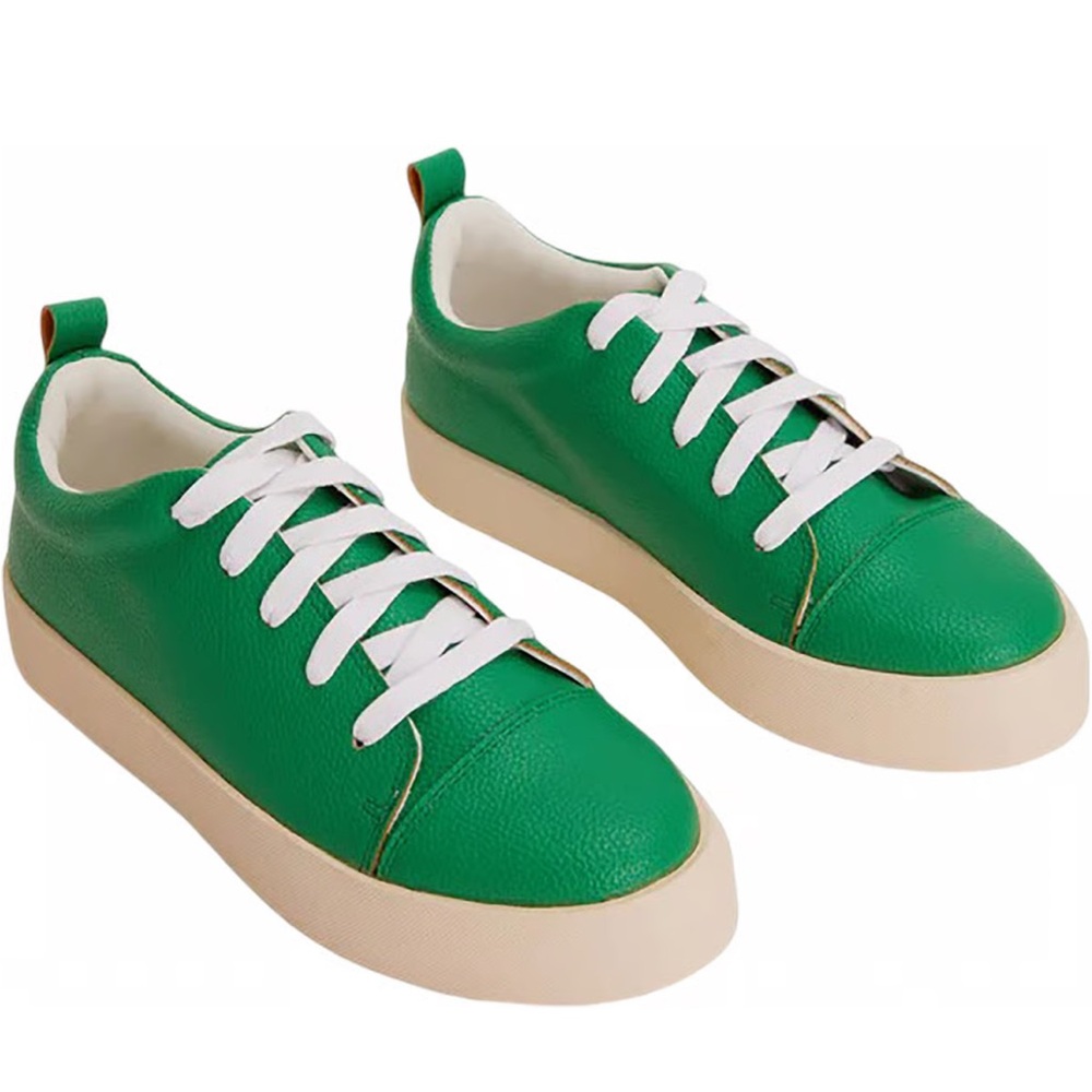 New Matt & Nat Green Sneakers with White Accent